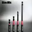 Impact Magnetic Extension Rod Set - 60/75/100/150mm, 1/4" Hexagon Power Drill Bits Holder