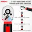 Hi-Spec 1/4 Ratchet Double Head Fast Ratchet Wrench Double-Ended Mini Socket Wrench Set Bicycle Workshop Tool Hand Tools