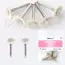 5Pcs/Pack Polishing Brush Felt Wheel Wool Cotton Polishing Brushes Polishers for Rotary Tools 2.35mm Polishing Wheel