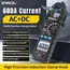 SNAKOL Clamp Meter Multimeter AC/DC Voltage Current 6000 Counts Ammeter Voltmeter NCV Resistance Capacitor Tool electrician