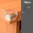 4/10pcs Children Anti Collision Corner Edge Protection Guards Baby Safety Corner Silicone Protector Table Soft Transparent