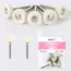 5Pcs/Pack Polishing Brush Felt Wheel Wool Cotton Polishing Brushes Polishers for Rotary Tools 2.35mm Polishing Wheel