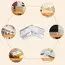 4/10pcs Children Anti Collision Corner Edge Protection Guards Baby Safety Corner Silicone Protector Table Soft Transparent