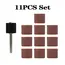 Sanding Drums Kit Sanding Band 1/2 1/4 Inch Sand Mandrels 80/120/180Grit Fit for Dremel Nail Drill Rotary Abrasive Tools