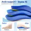 Adult Children's Orthotic Insoles Arch Support for Flat Foot High Arch Plantar Fasciitis Shock-Absorbing Sport Running Shoes Pad