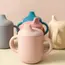 1PCS Baby Feeding Silicone Cups For Infants And Young Children Portable Learning Hand Shank Drinking Water Cups Baby Stuff