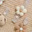 1PCS Cute Bear Baby Pacifier Clip Chain Dummy Holder Soother Pacifier Clips Strap Nipple Holder Infant Feeding Babies Accessorie