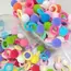 20Pcs Girls Colorful Plush Ball Elastic Hair Bands Kids Ponytail Ties Rubber Bands Headwear Hair Accessories Gift for Kids