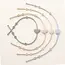 6pcs Baby Silicone Toys Straps ,Cartoon Animal Shape Anti-Lost Adjustable Pacifier Chain For  For Strollers, High Chairs
