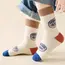 5 Pairs Children's Socks, Boys' Cartoon Cute Puppy Mid Length Socks , Students' , Autumn/ Winter Versatile Socks