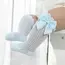 0-24Month Baby Girl Socks Toddler Bow Cotton Summer Mesh Lace Baby Knee Socks Newborn Infant Baby Princess Long Socks 2024 New