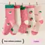 Girls Mid-Calf Socks 1-14 Years Quick-Dry Polyester High Elasticity Anti-Wrinkle Athletic Non-Slip 5Pairs