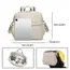 Soboba Large Capacity Diaper Backpack Multi-functional Nappy Changing Bag for Newborns Travel-Friendly Parenting Essentials