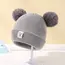 Autumn Winter Baby Warm Knitted Hats With Pom Kids Knit Beanie Hat Solid Color Children Hat For Boys Girls Accessories