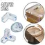 Child Baby Safety Silicone Protector Table Soft Transparent Children Anti Collision Table Corner Edge Protection Cover
