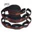 2pcs Hammock Straps Special Reinforced Polyester Straps 5 Ring High Load-Bearing Barbed Hammock Straps For Outdoor Camping