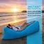 Inflatable Air Sofa Portable Fast-Inflate Waterproof Lounger for Beach Camping Pool Travel