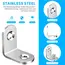 40/20pcs Stainless Steel L Brackets - Small Right Angle Corner Brace for Shelves, Wood Furniture, Chair, Furniture Accessories