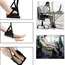 Portable Adjustable Leg Hammock with Comfortable Foot Rest for Airplane Office and Car Travel Support and Relaxation