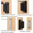 12 Pieces Cupboard Kitchen Furniture Magnetic Cabinet Door Latch Closures White Plastic Strong Powerful Magnet Catch