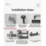 Multifunctional Suction Cup Rack Kitchen Utensils Storage Wall Mounted Spice Holder Bathroom Organizer No Drilling Required