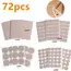 16 Styles Thicken Self Adhesive Felt Chair Leg Pads Floor Protectors Furniture Legs Table Leg Covers Round Bottom Anti-Slip Pads