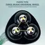 Heavy-Duty Mini Rolling Wheels with 360° Swivel Base Bearings for Furniture Cabinets Storage Box Workshop