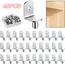 40Pcs Shelf Brackets Support Studs Pegs 5mm Metal Pin Shelves Seperator Furniture Shelf Wall Mount Bracket Holder For Cabinet