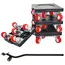 5-Wheel Heavy Furniture Mover Dolly Set with Lifter 360° Rotation Furniture Dollies Heavy Stuff Moving Tool Set