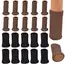 16/24Pcs Chair Legs Socks Knitted Furniture Feet Floor Protectors Anti-slip Pads Silent Thicken Table Chair Leg Socks Covers