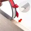 1pc 5m/196.85in Self Adhesive PVC Edge Banding Strip Sealing Tape U-Shaped Strip for Furniture Cabinet Desk Edge Guard Protector