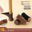 16Pcs Chair Legs Socks Knitted Furniture Feet Floor Protectors Anti-slip Pads Silent Thicken Table Chair Leg Socks Covers