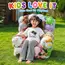 Storage Bag Clear PVC, Large Capacity Sofa Seat Cube Lounger with Zipper, Stuffed Animal Storage Bean Bag Chair Cover Plush Toy