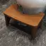 Sturdy Portable Bamboo Toilet Squat Stool for Adults,Wide and Stable,Bathroom Potty Stool,Easy to Use and Clean, Portable Design