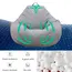 Large Bean Bag Lazy Seat Chair Sofa Cover Couch Soft Fluffy Breathable Adult Child Tatami No padding is included