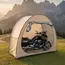 1 Pack Bike Storage Tent, Sturdy Dome Shed for 2 Bikes, Portable Foldable Garage for Outdoor Patio Use.