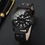 Fashion Arabic Dial Men Quartz Watch Casual Leather Strap Men's Calendar Sports Watches