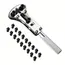 3 Claw Watch Case Opener Adjustable Screw Back Remover Wrench Repair Tool Part Maintenance Kit Bottom Cover Rear Replace Battery