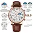 CHENXI 973 Multi-function Business Moon Phase Date Waterproof Rome Analog Imported Men Wristwatch Dial Quartz Leather Watches