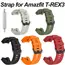 Silicone Strap for Amazfit T-REX 3 Smart Watch Strap Watchband T-Rex3 Sport Band With Strap Tool Accessory