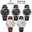 CHENXI 973 Multi-function Business Moon Phase Date Waterproof Rome Analog Imported Men Wristwatch Dial Quartz Leather Watches