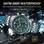 POEDAGAR Business Men's Wristwatch Waterproof Luminous Date Chronograph Luxury Man Watch Quartz Stainless Steel Watches For Men