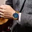 POEDAGAR Sports Luxury Men Quartz Watch Waterproof Chronograph Luminous Date Man Wristwatch Business Leather Men's Watches Clock