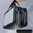 Dry-wet separation double transparent PU makeup bag portable washing bag cosmetic storage bag travel fitness swimming essentials