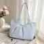 Shoulder Tote Bag Korean Polka Dot Retro Cute Zipper Vintage Large Capacity Underarm Casual Daily New Hot forWomen Shopping Work