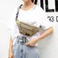 Chest Bag Canvas Waist Bag Women Men's Belt Bag Fashion Bum Bag Travel Purse Bag for Phone Pouch Pocket Hip Bag Waist Pack Male