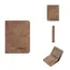 Baellerry Men's Thin Sanded Leather Wallet Casual Business Multi-Function Bifold Driver's License Card Holder Short Wallet