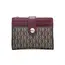 CH Luxury Brand Retro Design Business Card Bag Fashion Button Classic Folding Wallet Compact and Lightweight Women's Square Bag