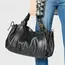 Women's Simple Crossbody Bag Elegant And Versatile Boston Style Work Interior Polyester Soft Handbag