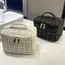 2026 New Women's Bag Knitted Style Makeup Bag Portable Portable Portable Makeup Bag Fashionable Large Storage Bag BX100